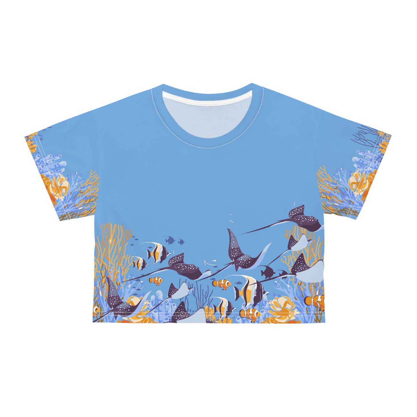 Underwater World - Crop Tees For You