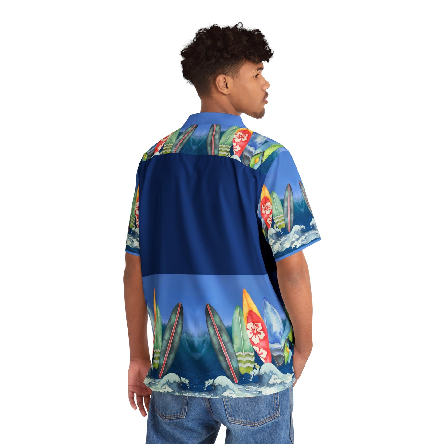 Surfing Boards - Hawaiian Style Shirt (AOP)