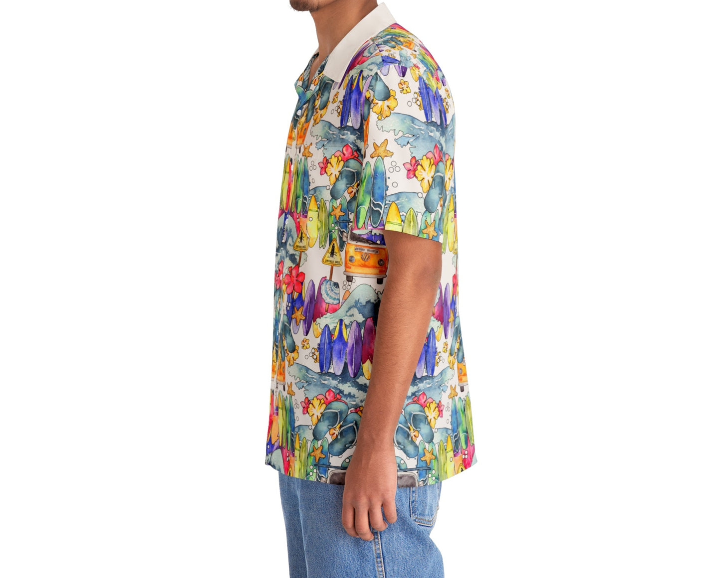 Surfing Fantasy - Hawaiian Style Shirt