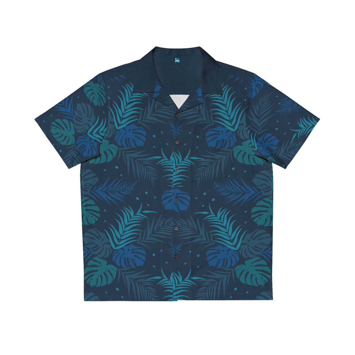 Flora Azul - Hawaiian Style Shirts