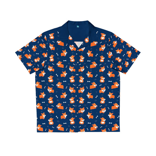 Corgi Pup - Hawaiian Style Shirts