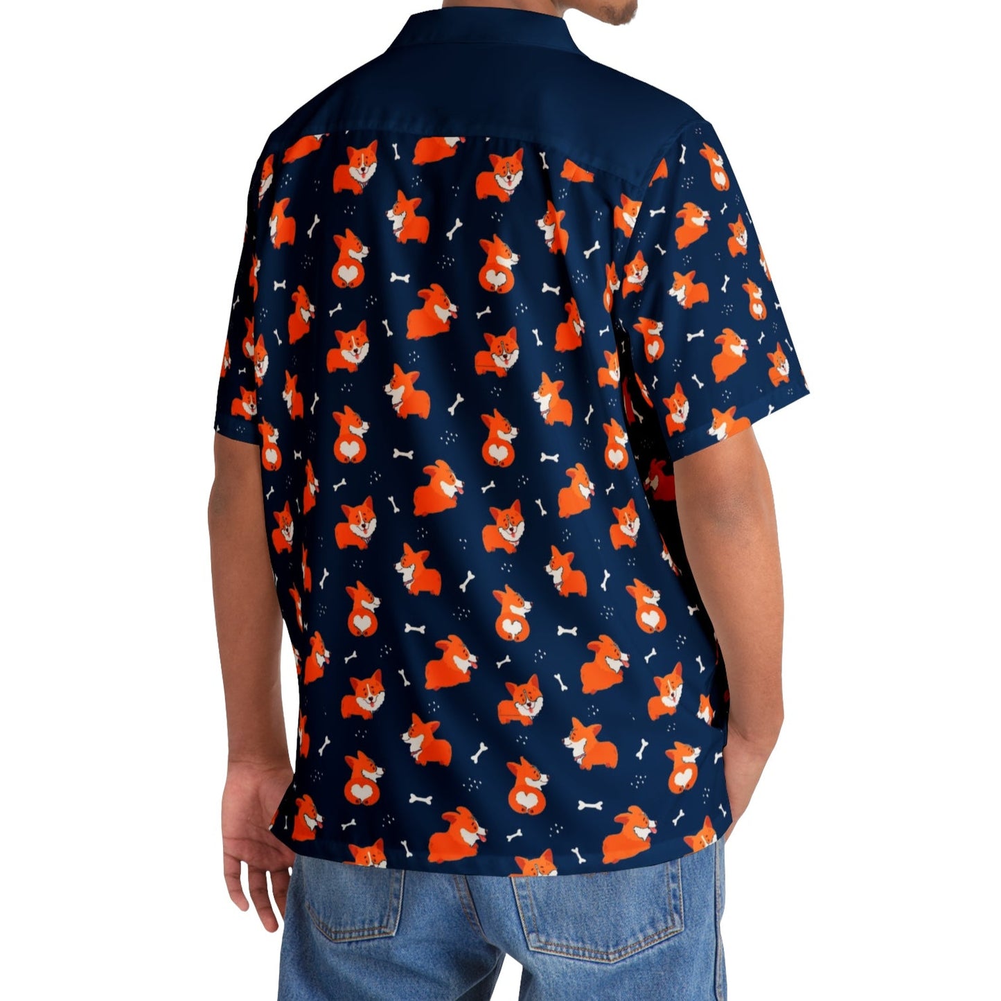 Corgi Pup - Hawaiian Style Shirts