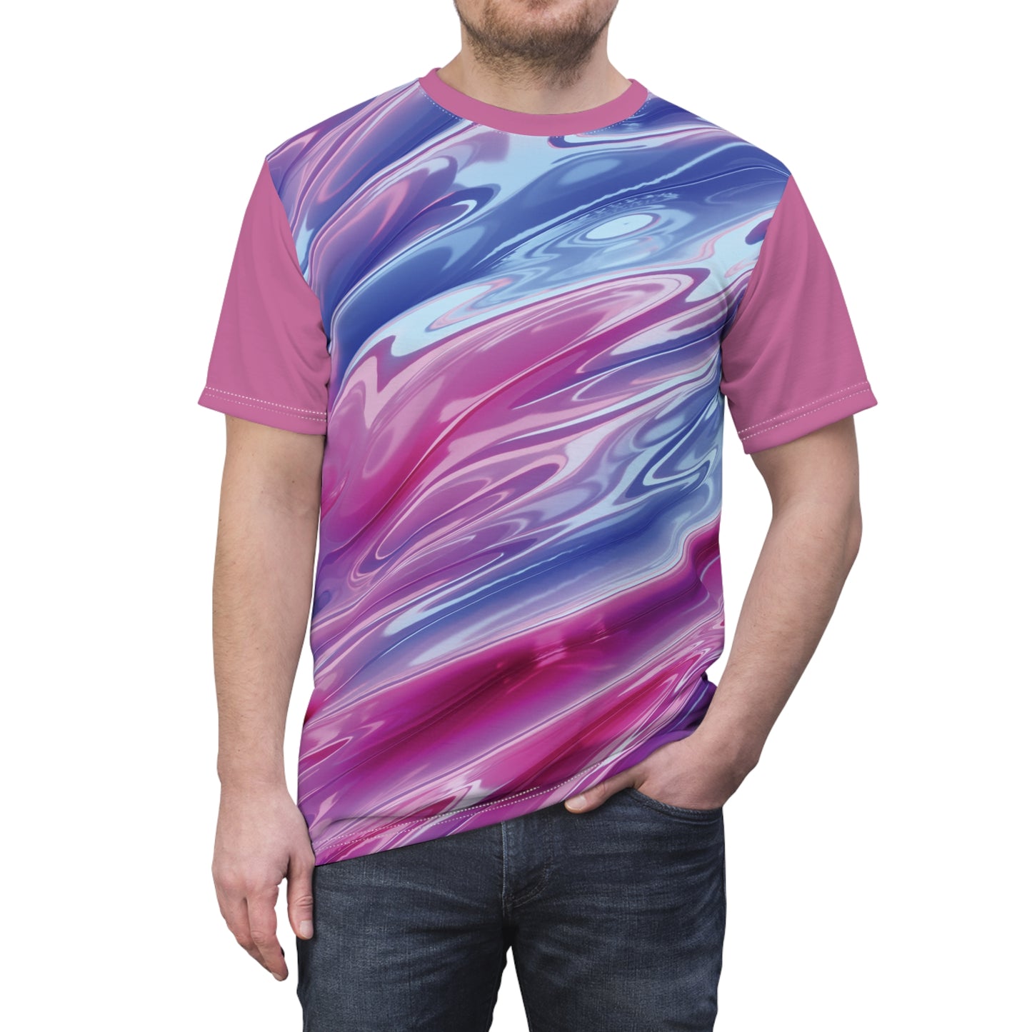 3D Waves Illusion - T-Shirts For You