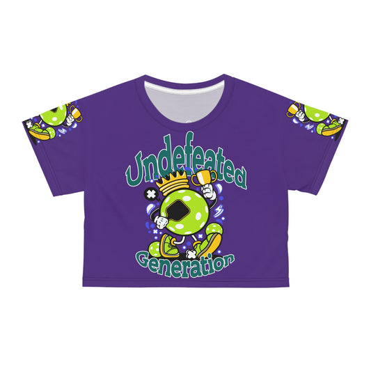 Pickleball Undefeated Champion - Crop Tees For You