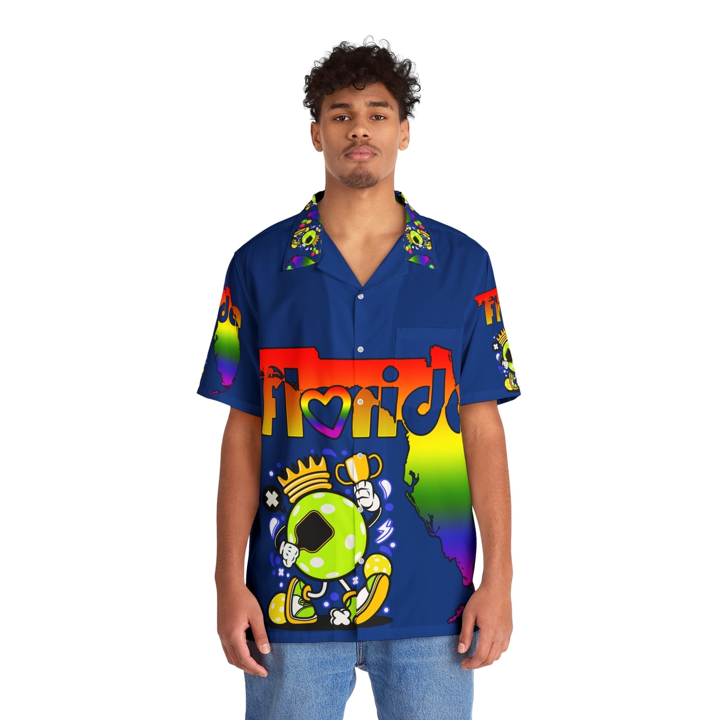 Florida Pickleball - Hawaiian Style Shirt